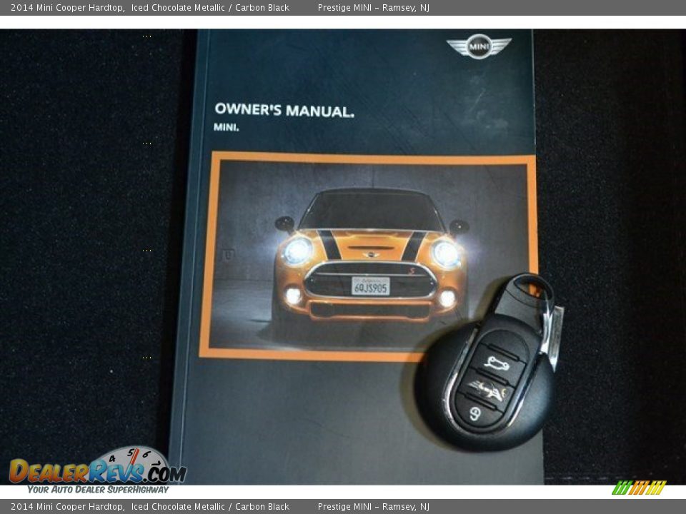 2014 Mini Cooper Hardtop Iced Chocolate Metallic / Carbon Black Photo #36