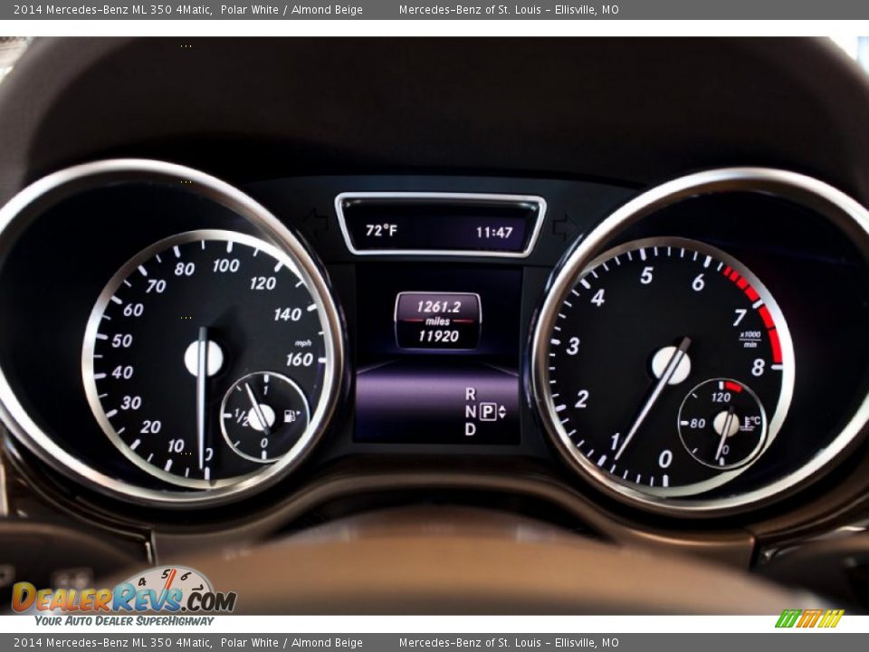 2014 Mercedes-Benz ML 350 4Matic Polar White / Almond Beige Photo #24