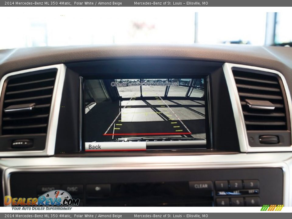 2014 Mercedes-Benz ML 350 4Matic Polar White / Almond Beige Photo #26