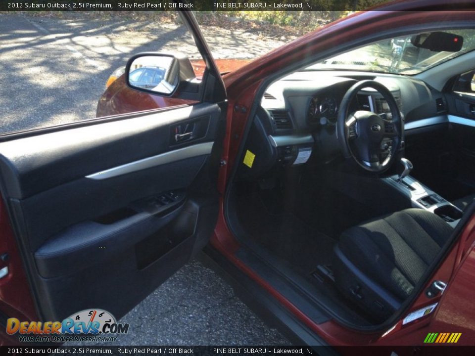 2012 Subaru Outback 2.5i Premium Ruby Red Pearl / Off Black Photo #18