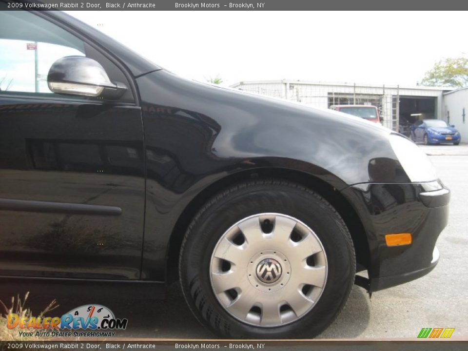 2009 Volkswagen Rabbit 2 Door Black / Anthracite Photo #5