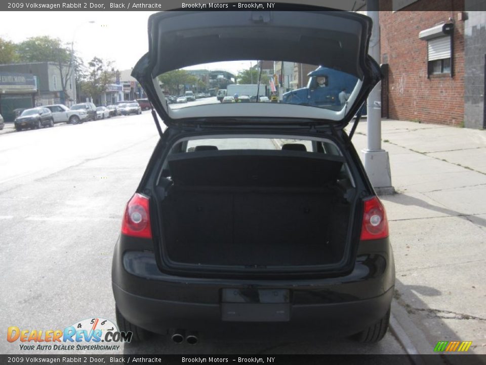 2009 Volkswagen Rabbit 2 Door Black / Anthracite Photo #20
