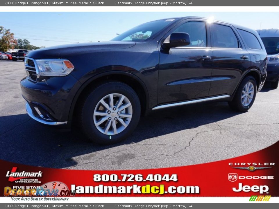 2014 Dodge Durango SXT Maximum Steel Metallic / Black Photo #1