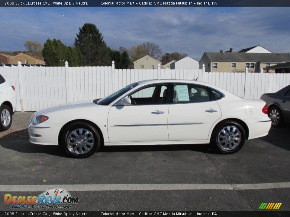 2008 Buick LaCrosse CXL White Opal / Neutral Photo #2