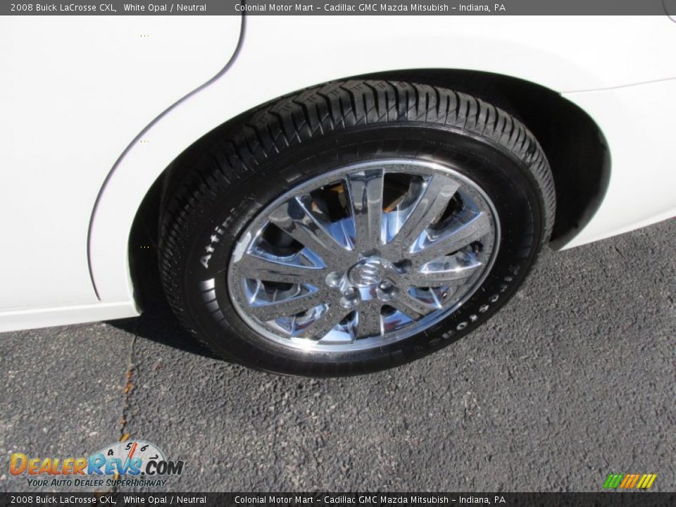 2008 Buick LaCrosse CXL White Opal / Neutral Photo #3