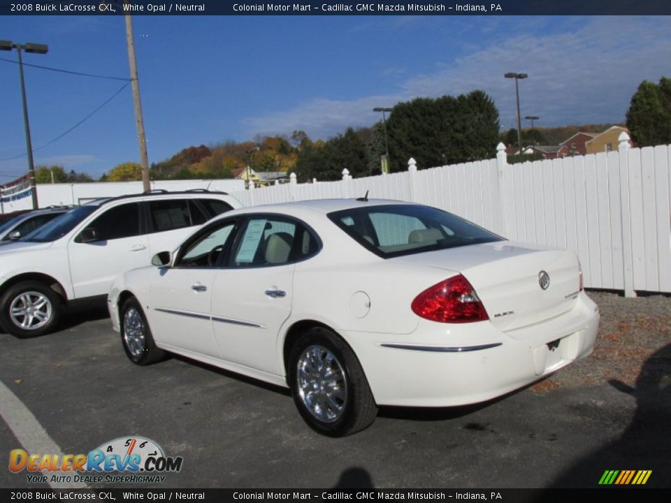 2008 Buick LaCrosse CXL White Opal / Neutral Photo #4