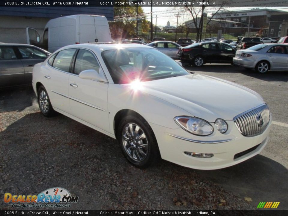 2008 Buick LaCrosse CXL White Opal / Neutral Photo #7