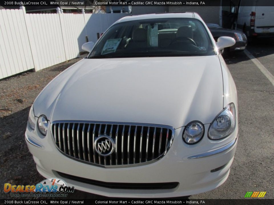 2008 Buick LaCrosse CXL White Opal / Neutral Photo #8