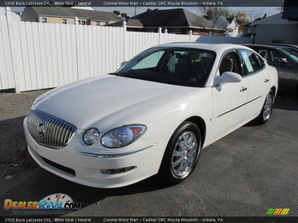 2008 Buick LaCrosse CXL White Opal / Neutral Photo #9