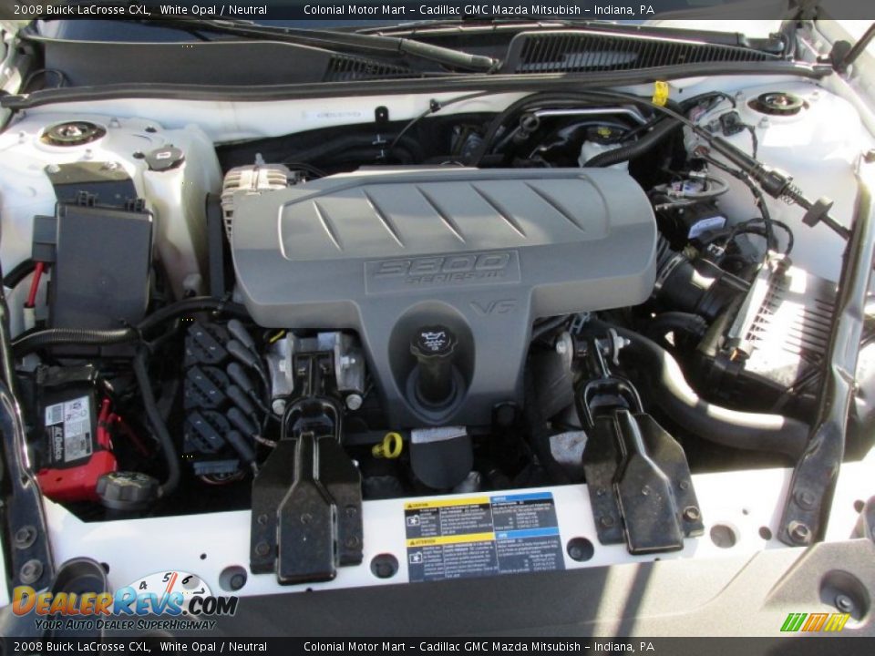 2008 Buick LaCrosse CXL White Opal / Neutral Photo #10
