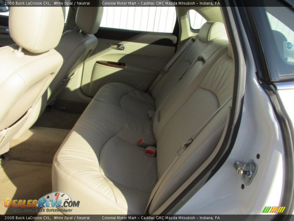 2008 Buick LaCrosse CXL White Opal / Neutral Photo #13