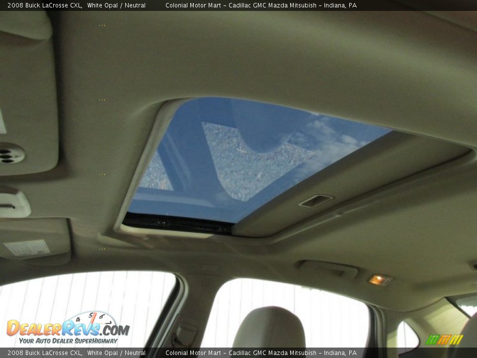 2008 Buick LaCrosse CXL White Opal / Neutral Photo #14