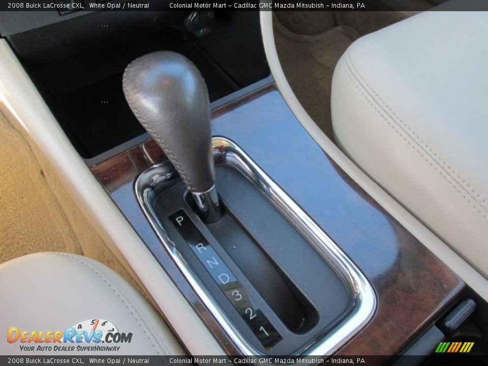 2008 Buick LaCrosse CXL White Opal / Neutral Photo #16