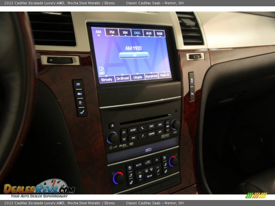 2013 Cadillac Escalade Luxury AWD Mocha Steel Metallic / Ebony Photo #9