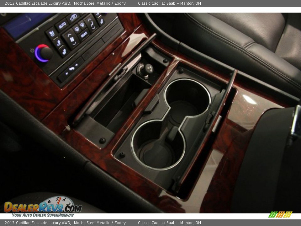2013 Cadillac Escalade Luxury AWD Mocha Steel Metallic / Ebony Photo #19