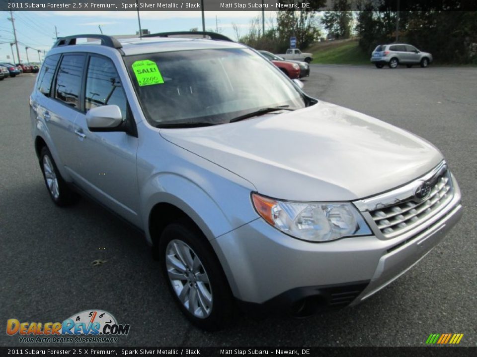 2011 Subaru Forester 2.5 X Premium Spark Silver Metallic / Black Photo #4