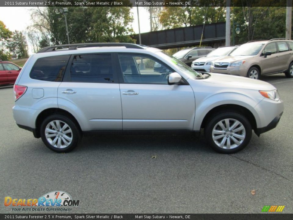 2011 Subaru Forester 2.5 X Premium Spark Silver Metallic / Black Photo #5