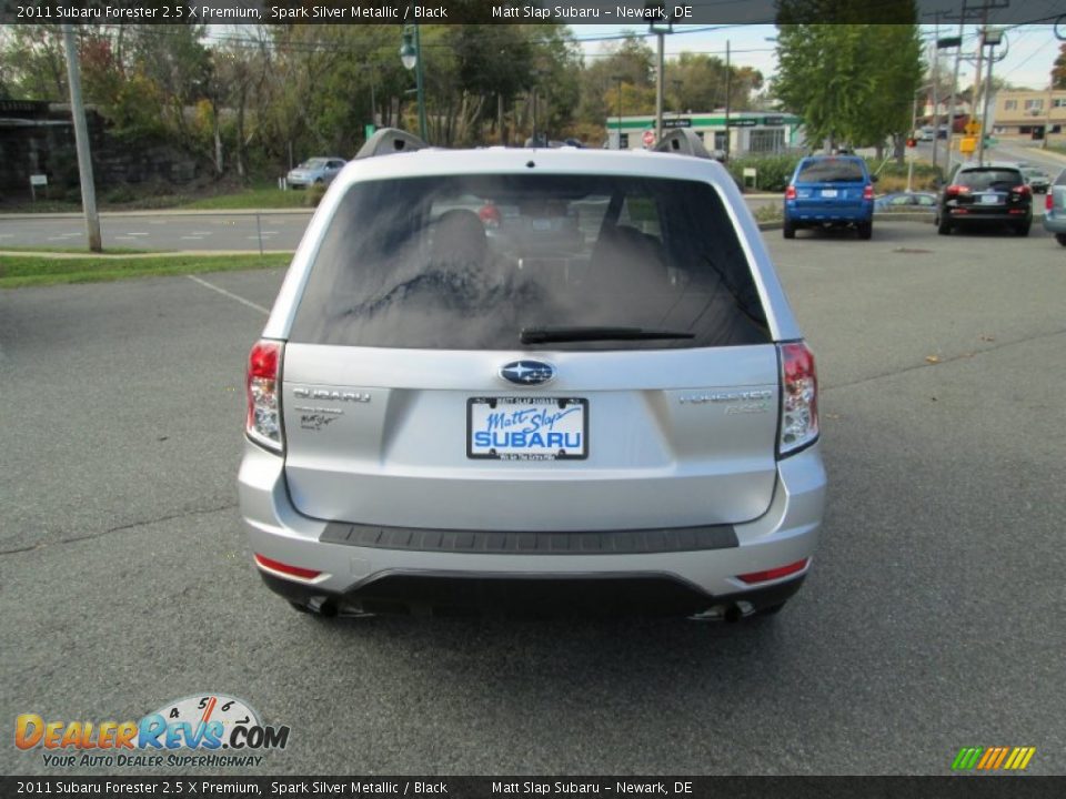 2011 Subaru Forester 2.5 X Premium Spark Silver Metallic / Black Photo #7