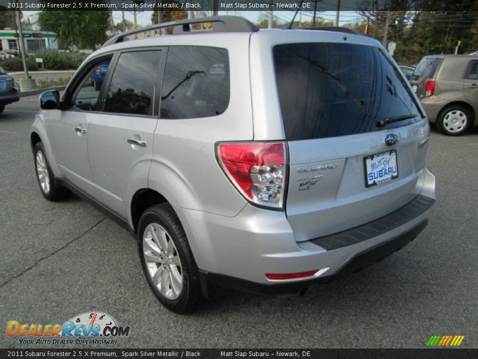 2011 Subaru Forester 2.5 X Premium Spark Silver Metallic / Black Photo #8