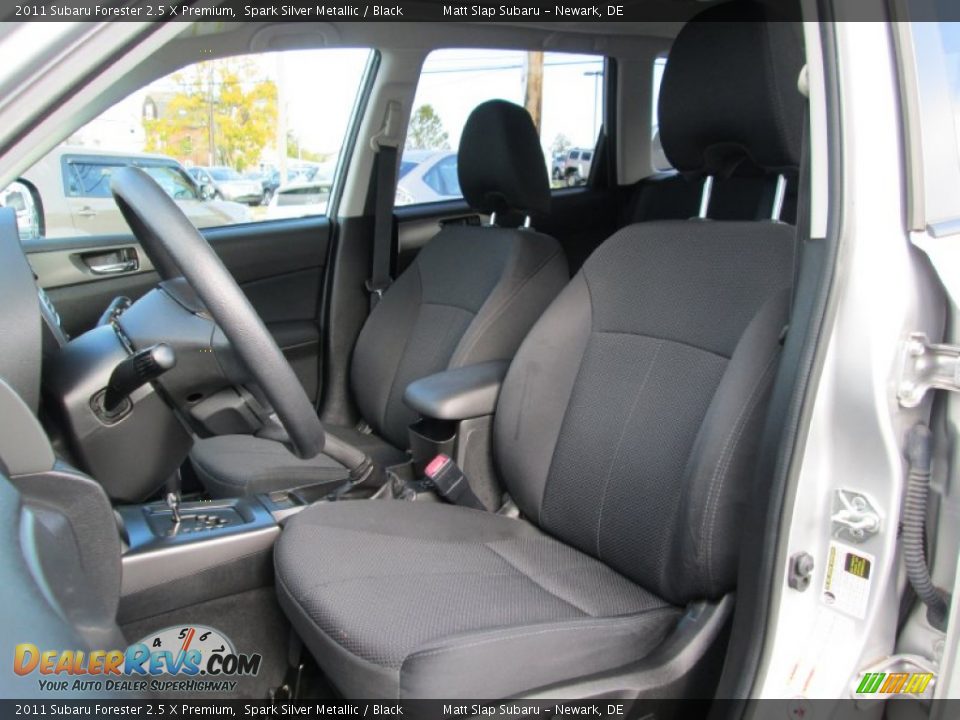 2011 Subaru Forester 2.5 X Premium Spark Silver Metallic / Black Photo #14