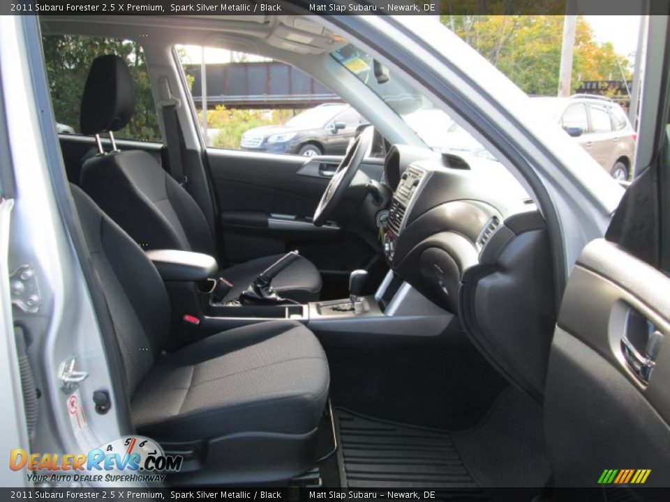 2011 Subaru Forester 2.5 X Premium Spark Silver Metallic / Black Photo #17