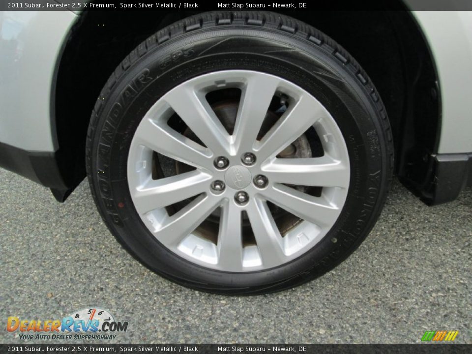 2011 Subaru Forester 2.5 X Premium Spark Silver Metallic / Black Photo #22