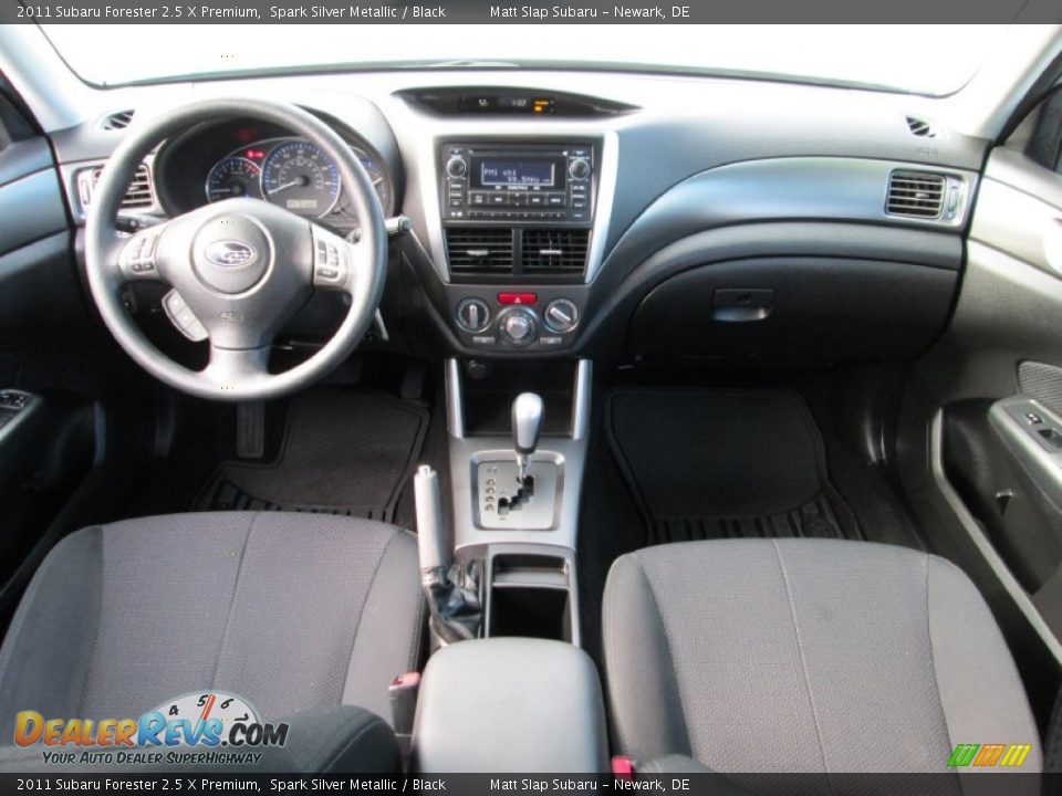 2011 Subaru Forester 2.5 X Premium Spark Silver Metallic / Black Photo #24