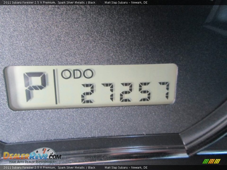 2011 Subaru Forester 2.5 X Premium Spark Silver Metallic / Black Photo #28