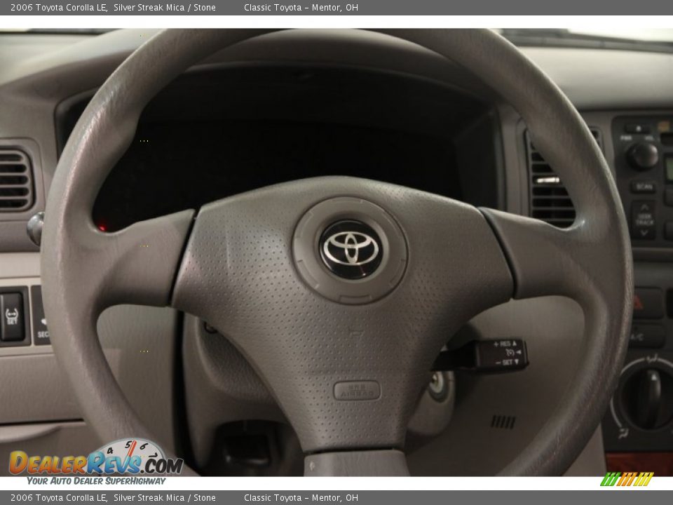 2006 Toyota Corolla LE Steering Wheel Photo #6