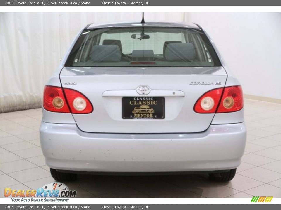 2006 Toyota Corolla LE Silver Streak Mica / Stone Photo #13