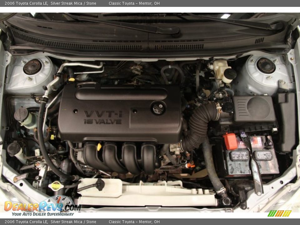 2006 Toyota Corolla LE 1.8 Liter DOHC 16V VVT-i 4 Cylinder Engine Photo #14