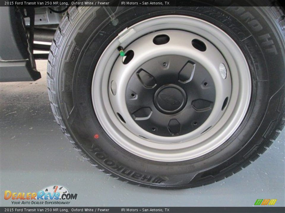 2015 Ford Transit Van 250 MR Long Oxford White / Pewter Photo #4