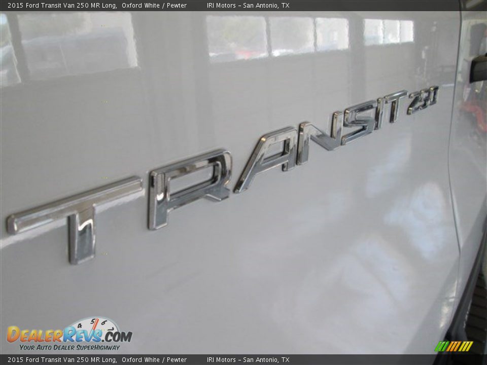 2015 Ford Transit Van 250 MR Long Oxford White / Pewter Photo #5