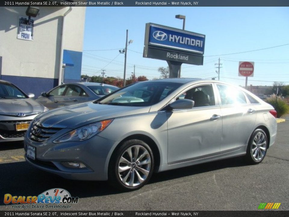 2011 Hyundai Sonata SE 2.0T Iridescent Silver Blue Metallic / Black Photo #1