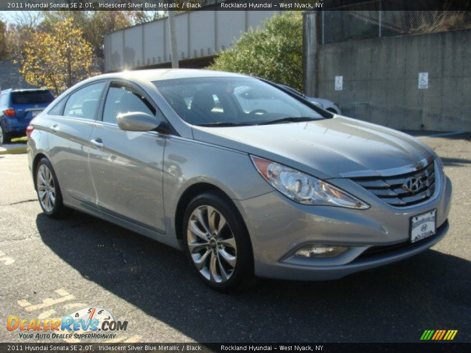 2011 Hyundai Sonata SE 2.0T Iridescent Silver Blue Metallic / Black Photo #3