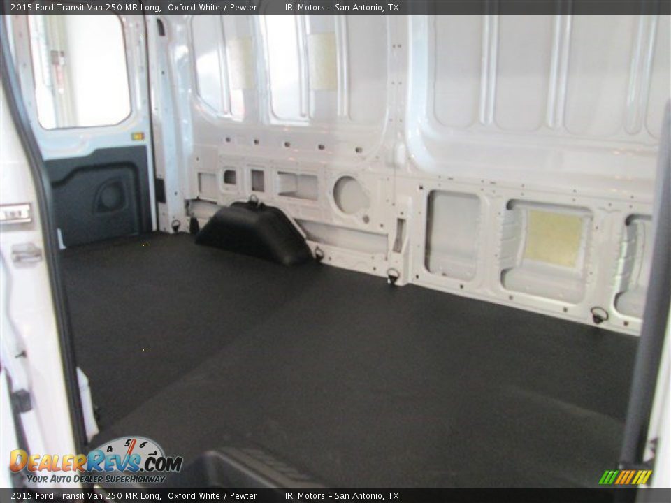 2015 Ford Transit Van 250 MR Long Oxford White / Pewter Photo #8