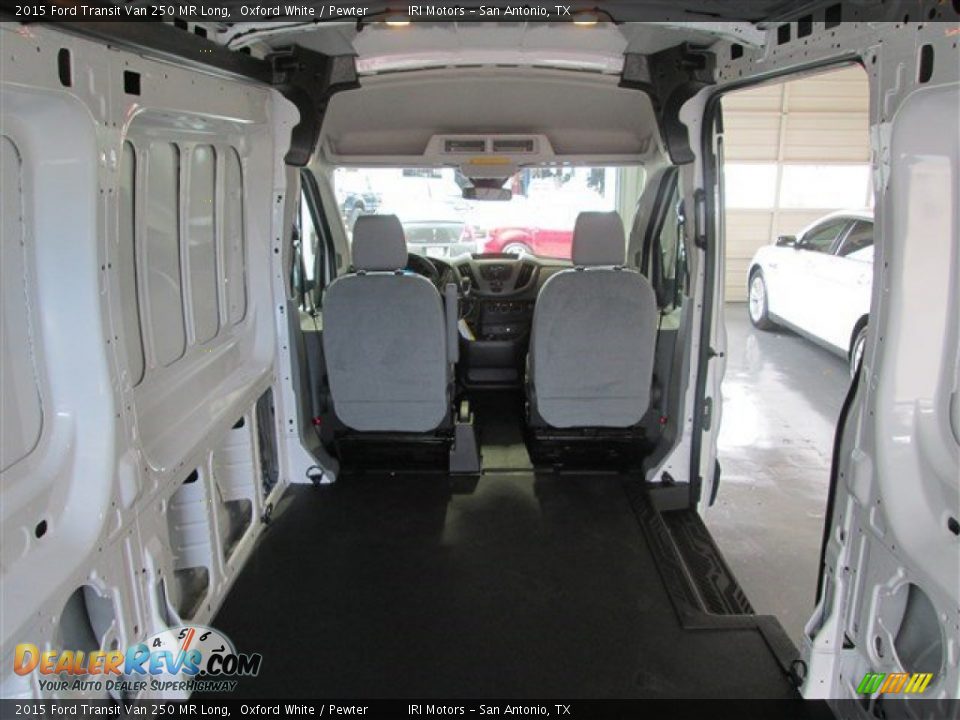 2015 Ford Transit Van 250 MR Long Oxford White / Pewter Photo #9