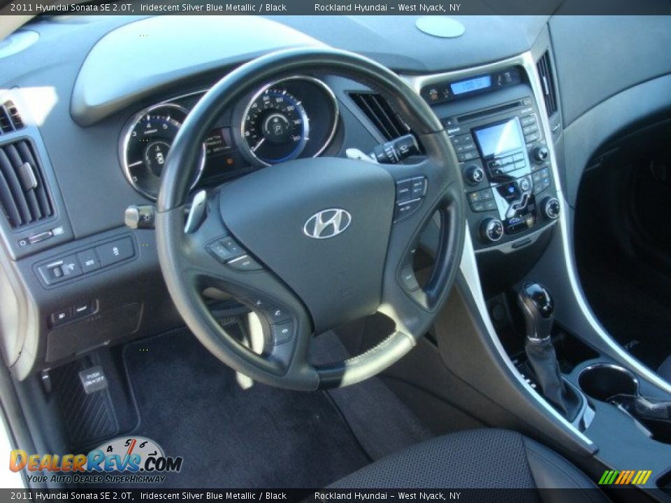 2011 Hyundai Sonata SE 2.0T Iridescent Silver Blue Metallic / Black Photo #6