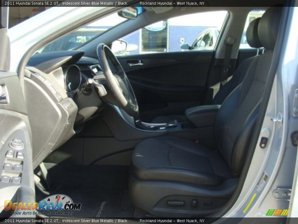 2011 Hyundai Sonata SE 2.0T Iridescent Silver Blue Metallic / Black Photo #7