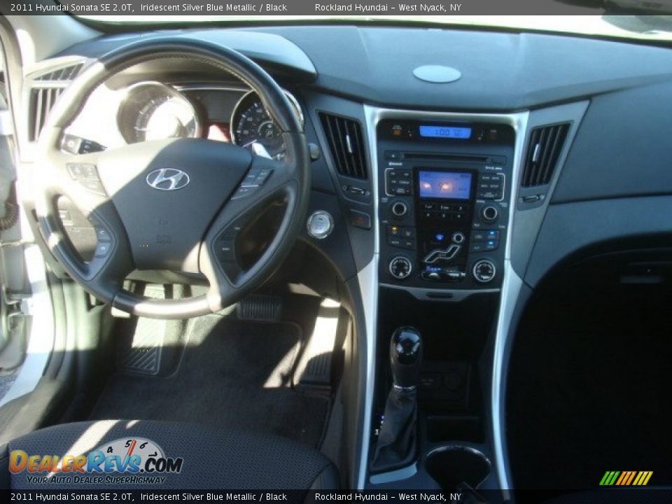 2011 Hyundai Sonata SE 2.0T Iridescent Silver Blue Metallic / Black Photo #8