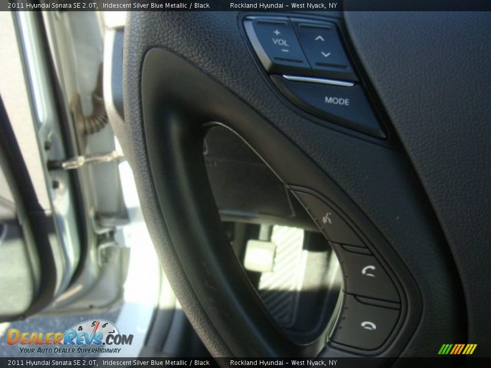 2011 Hyundai Sonata SE 2.0T Iridescent Silver Blue Metallic / Black Photo #11