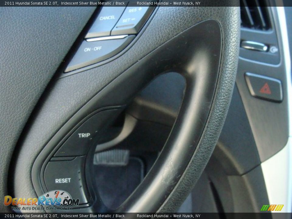 2011 Hyundai Sonata SE 2.0T Iridescent Silver Blue Metallic / Black Photo #12