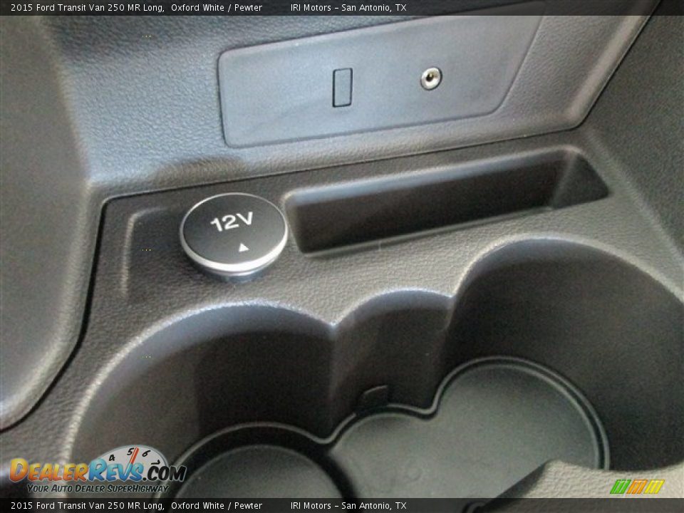 2015 Ford Transit Van 250 MR Long Oxford White / Pewter Photo #17