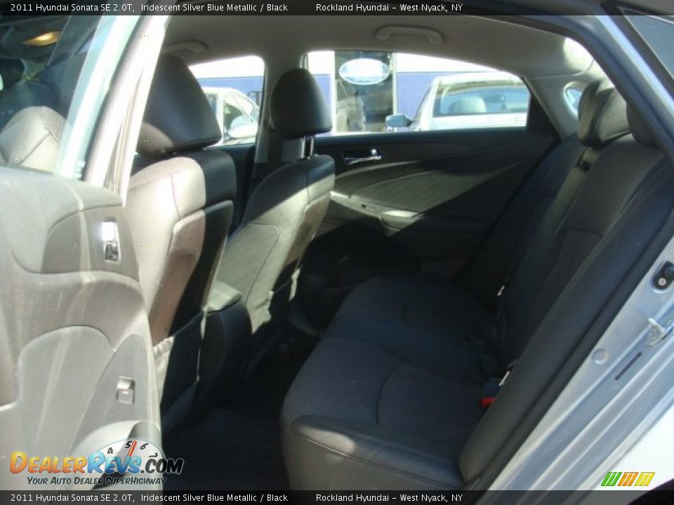 2011 Hyundai Sonata SE 2.0T Iridescent Silver Blue Metallic / Black Photo #17