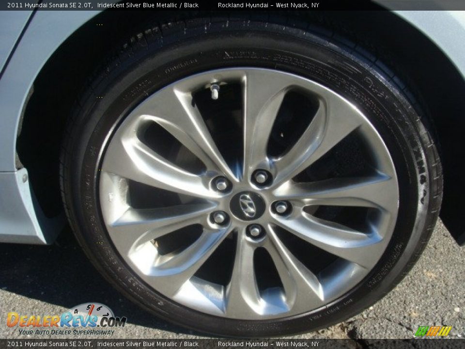 2011 Hyundai Sonata SE 2.0T Iridescent Silver Blue Metallic / Black Photo #24