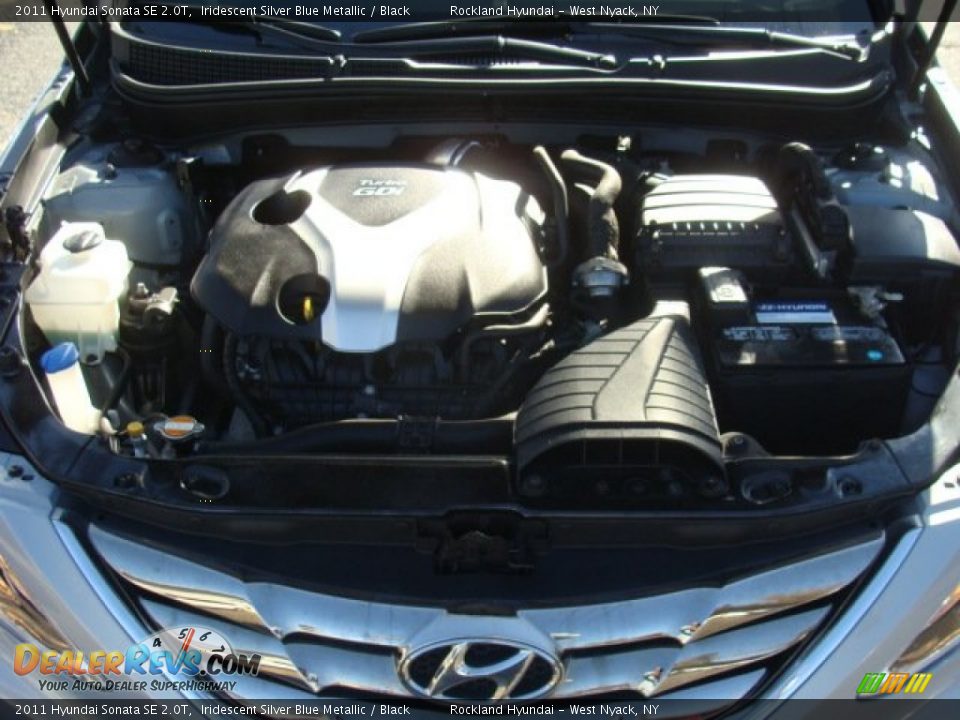 2011 Hyundai Sonata SE 2.0T Iridescent Silver Blue Metallic / Black Photo #26