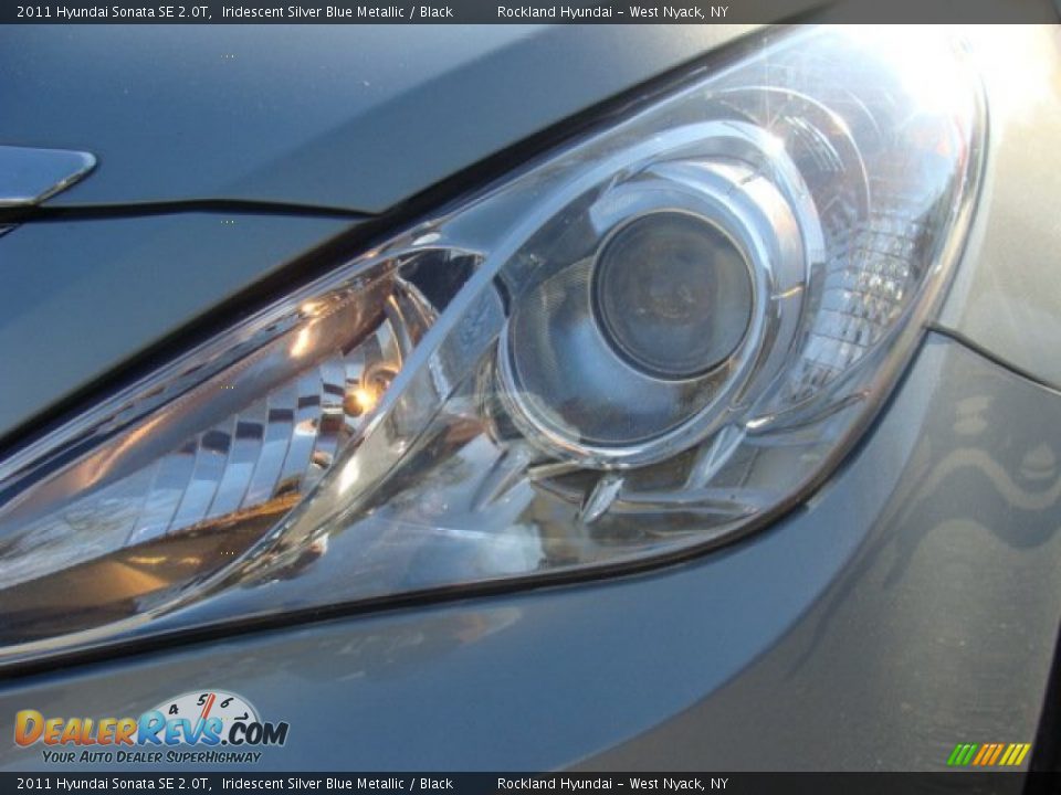 2011 Hyundai Sonata SE 2.0T Iridescent Silver Blue Metallic / Black Photo #27