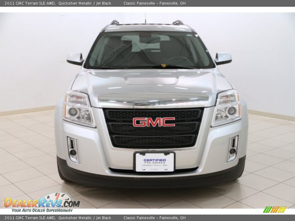 2011 GMC Terrain SLE AWD Quicksilver Metallic / Jet Black Photo #2