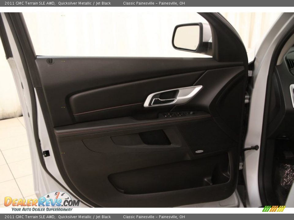 2011 GMC Terrain SLE AWD Quicksilver Metallic / Jet Black Photo #4