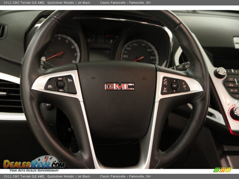 2011 GMC Terrain SLE AWD Quicksilver Metallic / Jet Black Photo #6